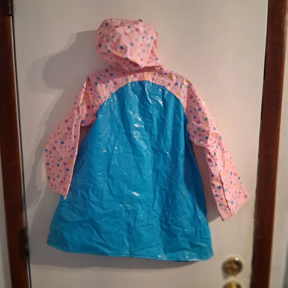 Baby Lamb Chop Shari Lewis Girls Raincoat Rain Jacket‎ 6 HTF Fair